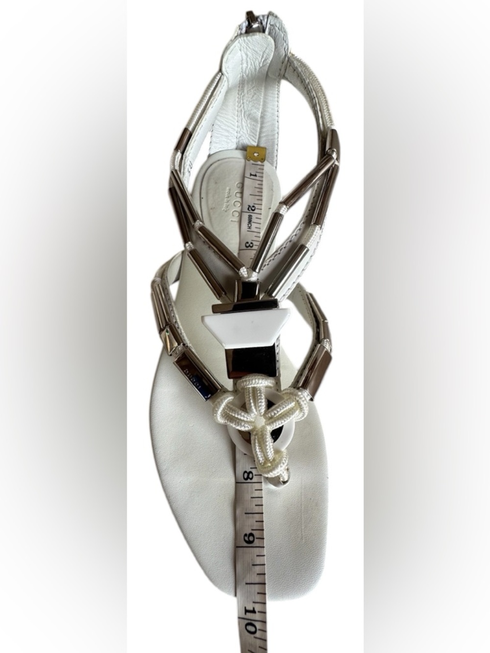 Gucci  T-Strap Knot thong Sandals sz. 38 - Picture 12 of 13